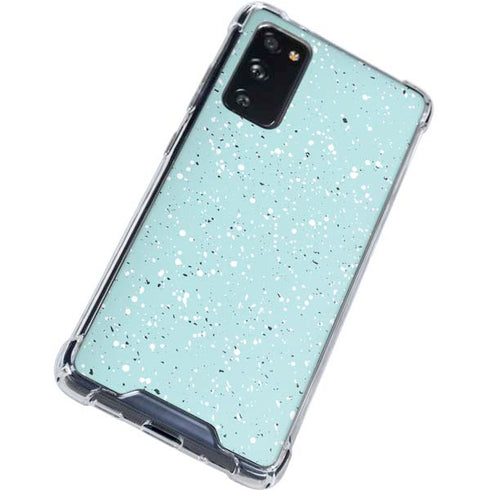 Mint Speckled Galaxy S20 FE Clear Case